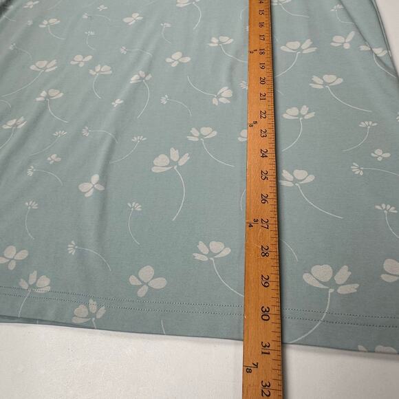 Travis Mathew Polo Shirt Mens Extra Large Blue Good Time Feeling Floral Golf - Picture 9 of 11